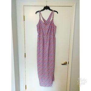 NWT Asos Curve floral print maxi dress